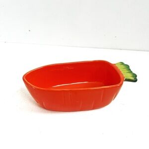 Vintage | Orange Carrot Ceramic Dish